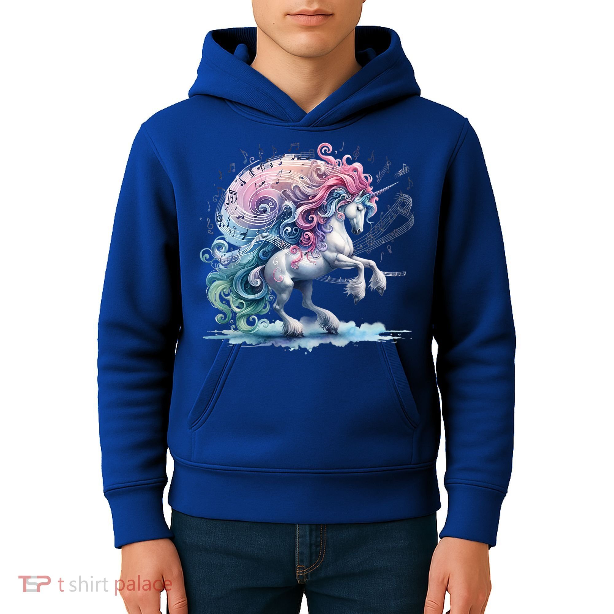 Fantasy Animals Amazing Musical Unicorn Friends Cute Gift Kids Hoodie