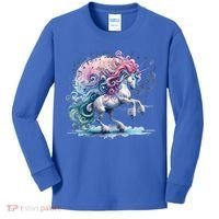 Fantasy Animals Amazing Musical Unicorn Friends Cute Gift Kids Long Sleeve Shirt thumb 0