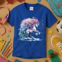 Fantasy Animals Amazing Musical Unicorn Friends Cute Gift Kids T-Shirt thumb 3
