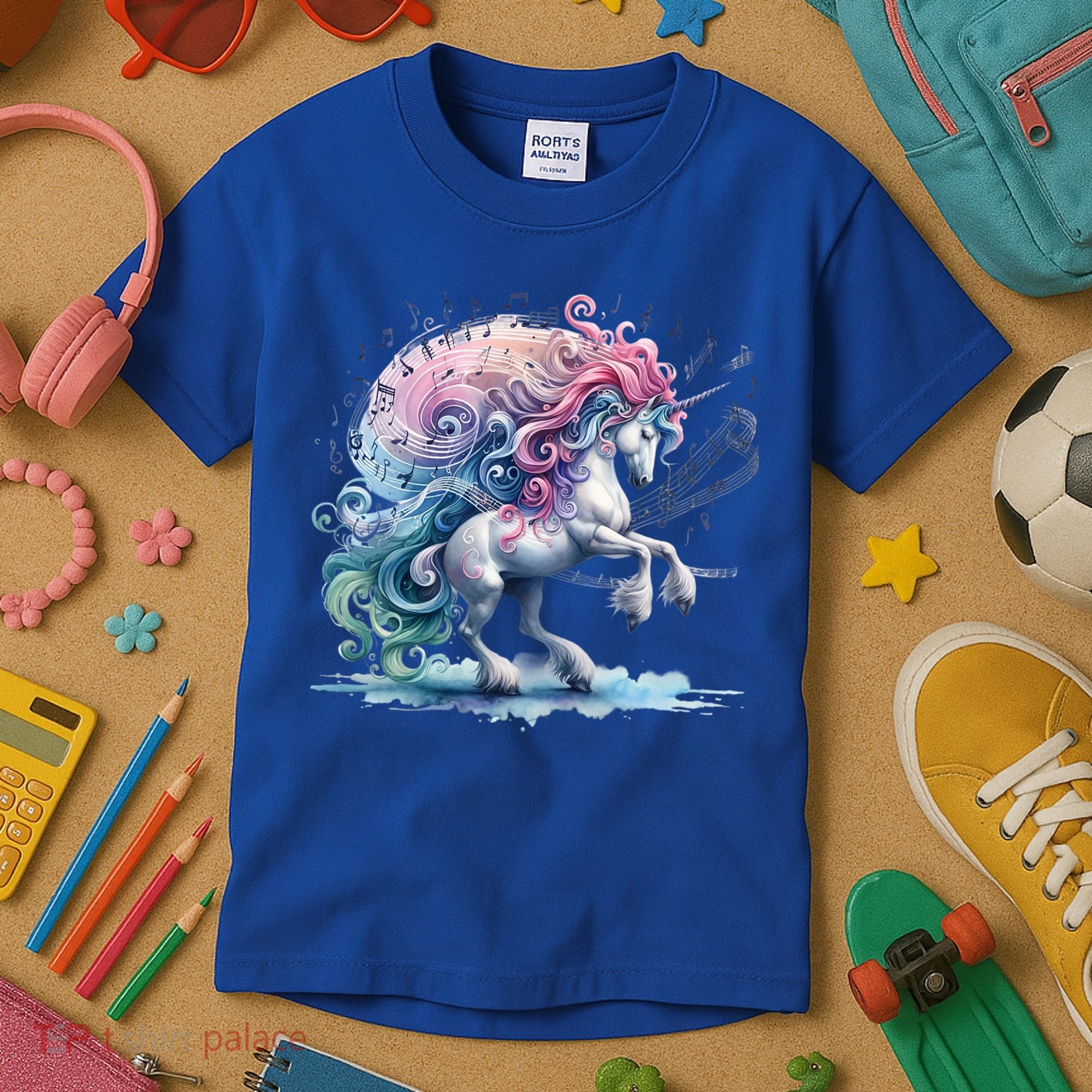 Fantasy Animals Amazing Musical Unicorn Friends Cute Gift Kids T-Shirt