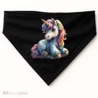 Fantasy Animals Amazing Unicorn Friends Funny Gift USA-Made Doggie Bandana thumb 0