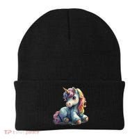 Fantasy Animals Amazing Unicorn Friends Funny Gift Beanie thumb 0