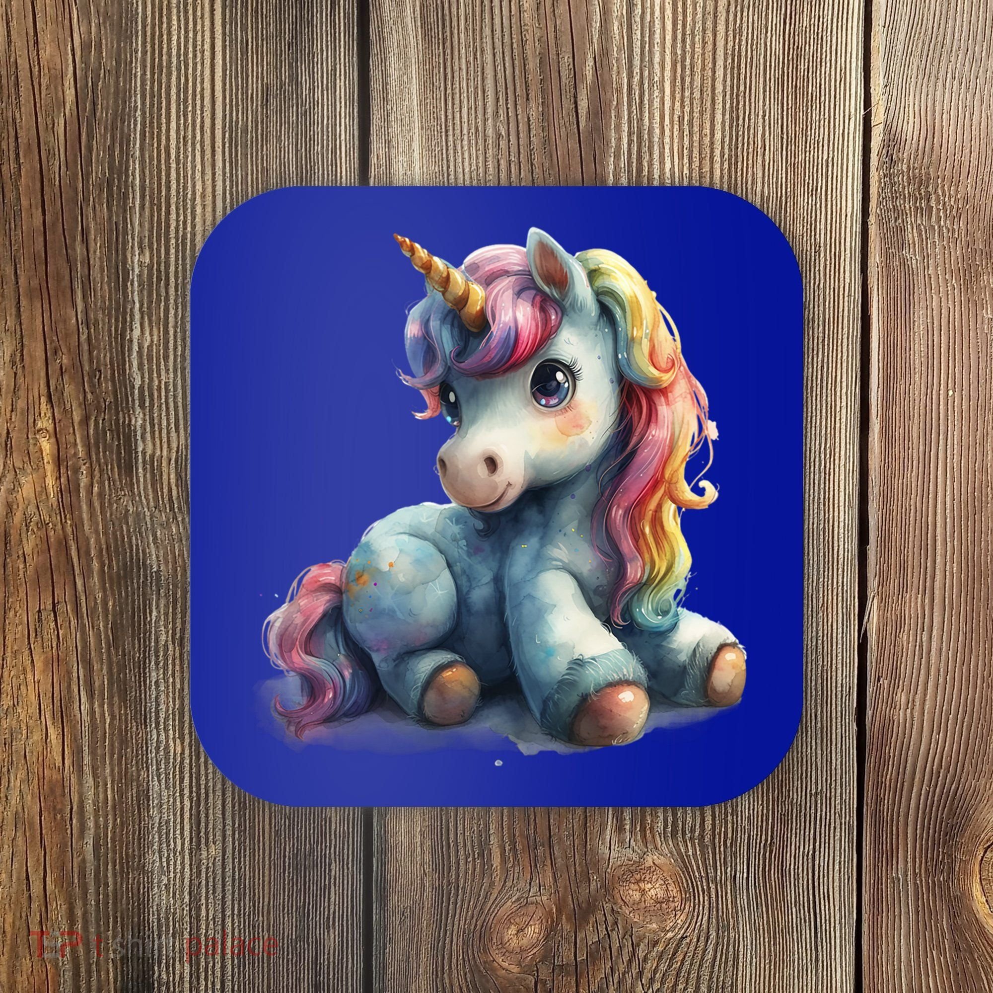 Fantasy Animals Amazing Unicorn Friends Funny Gift Coaster