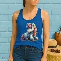 Fantasy Animals Amazing Unicorn Friends Funny Gift Women's Tank Top thumb 2