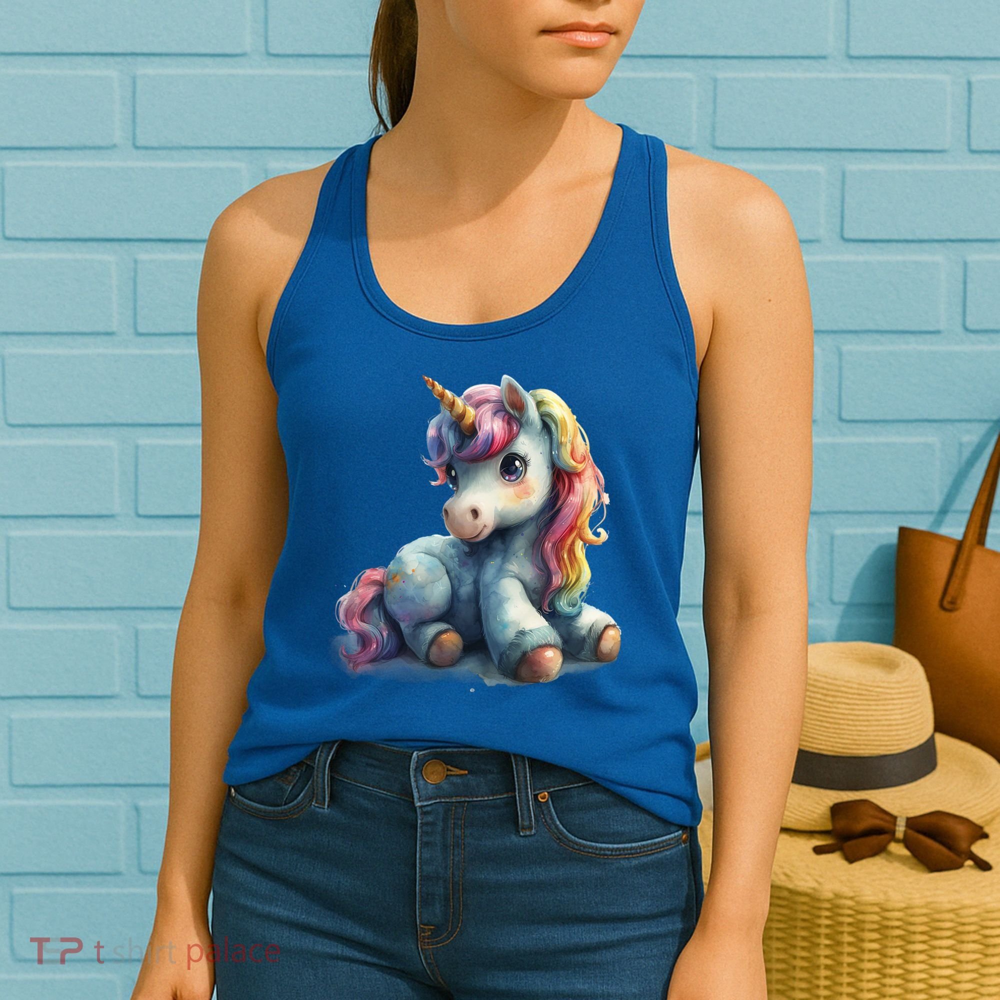 Fantasy Animals Amazing Unicorn Friends Funny Gift Women's Tank Top