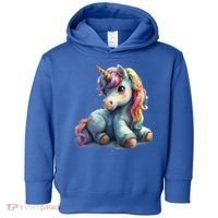 Fantasy Animals Amazing Unicorn Friends Funny Gift Toddler Hoodie thumb 0
