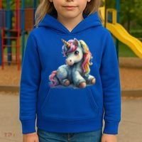 Fantasy Animals Amazing Unicorn Friends Funny Gift Kids Hoodie thumb 3