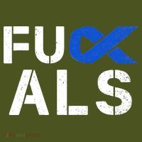 Fuck ALS Awareness Month Blue Ribbon Support Squad Fighter The Baniff Cuffed Pom Beanie thumb 2