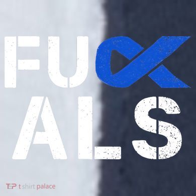 Fuck ALS Awareness Month Blue Ribbon Support Squad Fighter Sport-Tek Competitor United Soccer Jersey