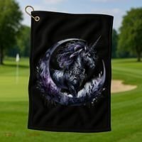 Fantasy Animals Amazing Unicorn Friends Cool Gift Golf Towel thumb 1