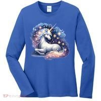 Fantasy Animals Amazing Unicorn Friends  Gift Women's Long Sleeve Shirt thumb 0