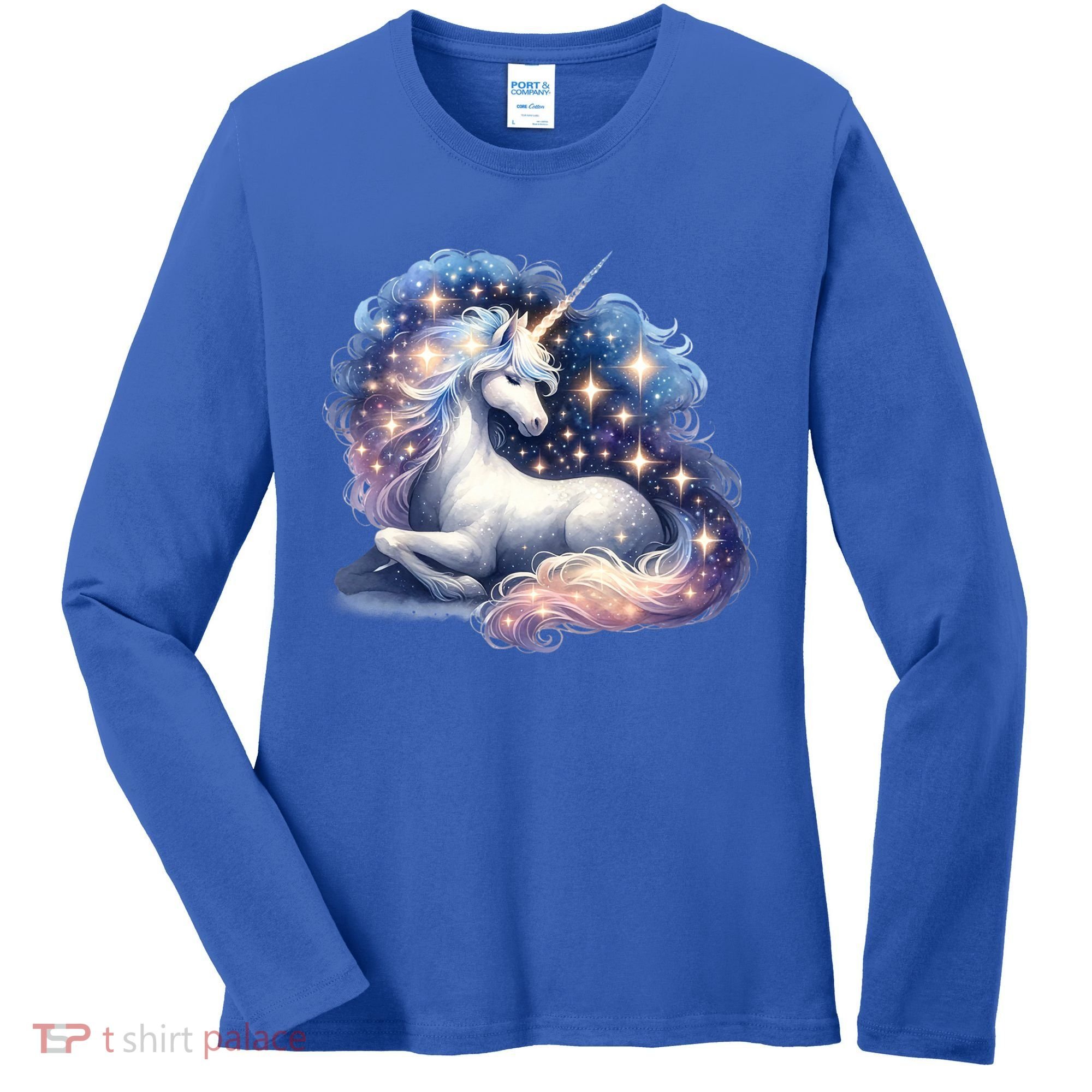 Fantasy Animals Amazing Unicorn Friends  Gift Women's Long Sleeve Shirt