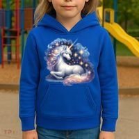 Fantasy Animals Amazing Unicorn Friends  Gift Kids Hoodie thumb 3