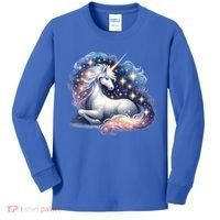 Fantasy Animals Amazing Unicorn Friends  Gift Kids Long Sleeve Shirt thumb 0