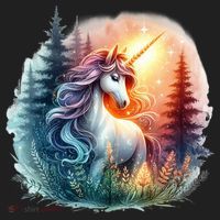 Fantasy Animals Amazing Unicorn Friends Funny Women's Sweatshirt thumb 2