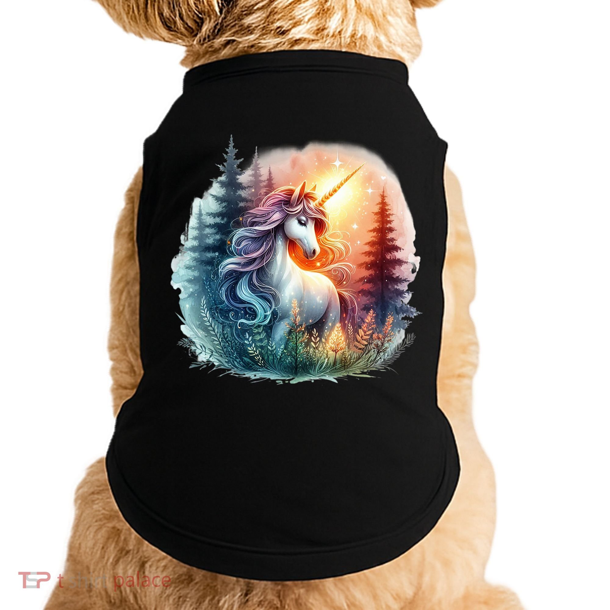 Fantasy Animals Amazing Unicorn Friends Funny Doggie Tank