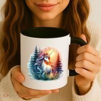 Fantasy Animals Amazing Unicorn Friends Funny Coffee Mug thumb 3