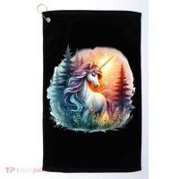 Fantasy Animals Amazing Unicorn Friends Funny Golf Towel thumb 0