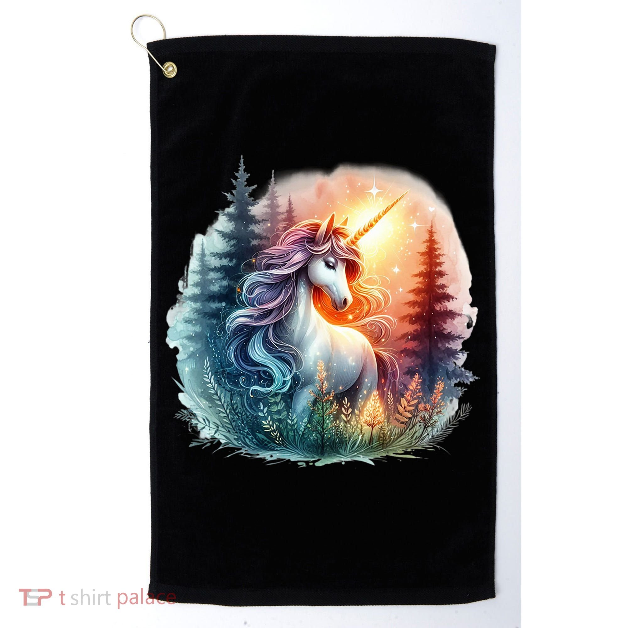 Fantasy Animals Amazing Unicorn Friends Funny Golf Towel