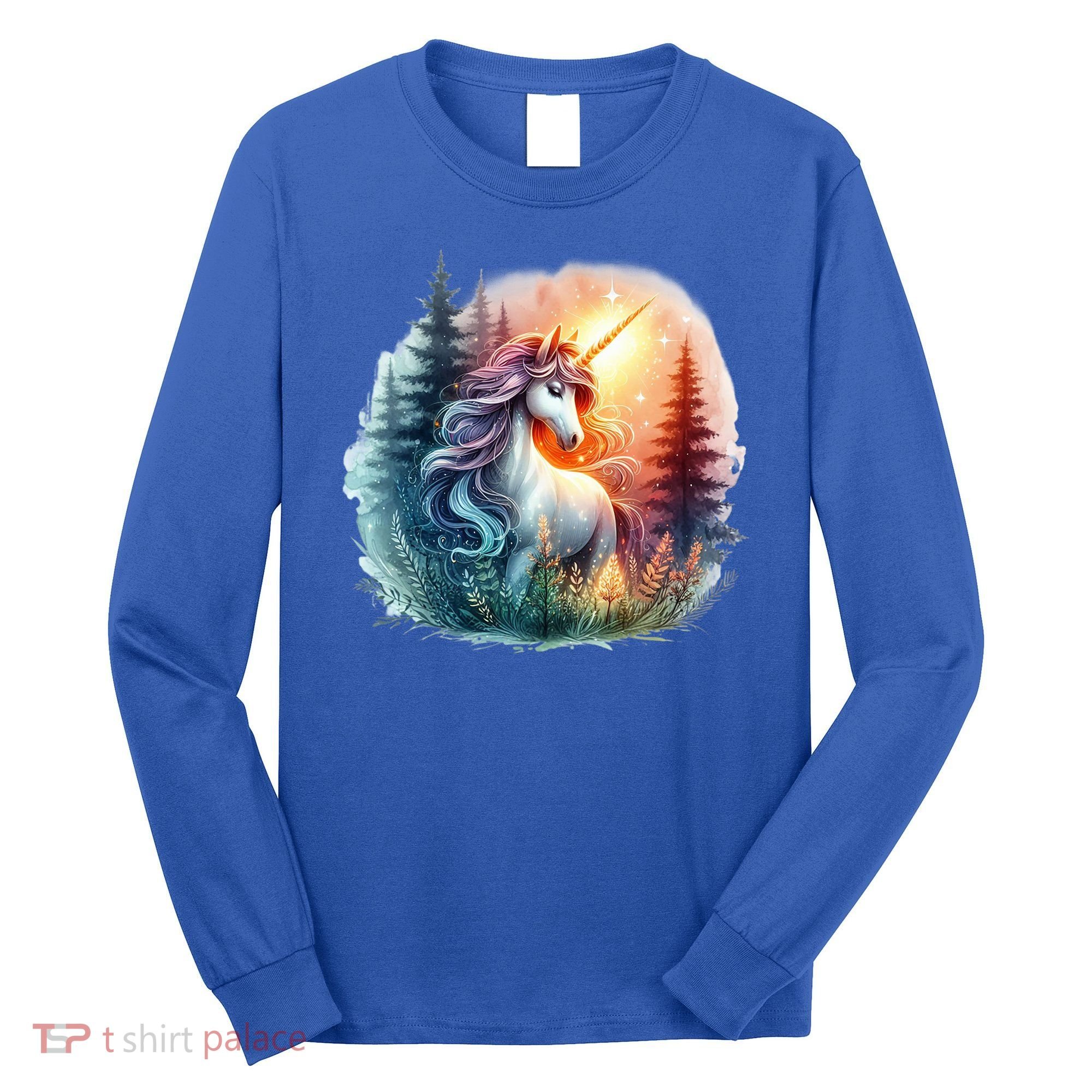 Fantasy Animals Amazing Unicorn Friends Funny Long Sleeve Shirt