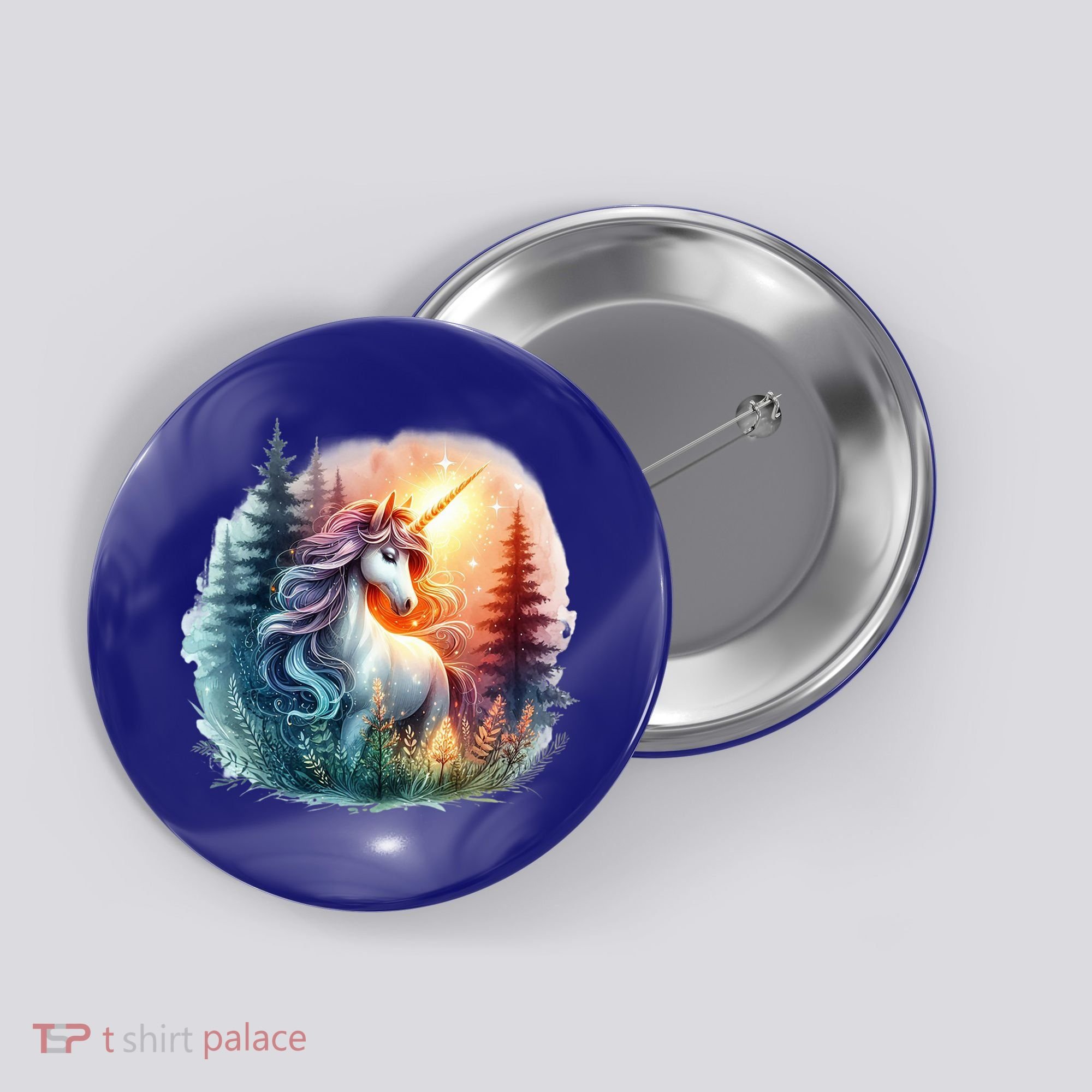 Fantasy Animals Amazing Unicorn Friends Funny Button