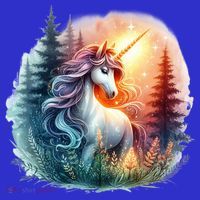 Fantasy Animals Amazing Unicorn Friends Funny Mousepad thumb 1