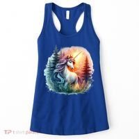 Fantasy Animals Amazing Unicorn Friends Funny Women's Tank Top thumb 0