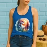 Fantasy Animals Amazing Unicorn Friends Funny Women's Tank Top thumb 2