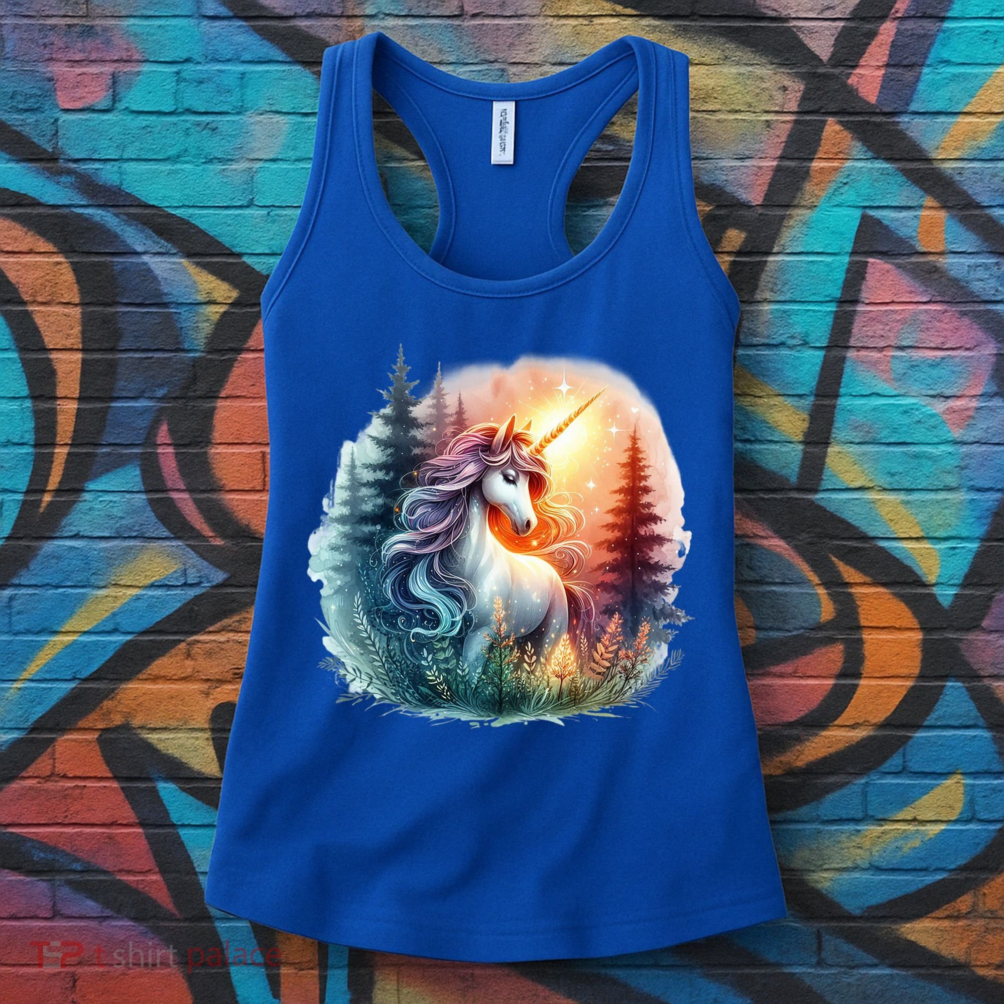 Fantasy Animals Amazing Unicorn Friends Funny Women's Tank Top