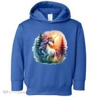 Fantasy Animals Amazing Unicorn Friends Funny Toddler Hoodie thumb 0
