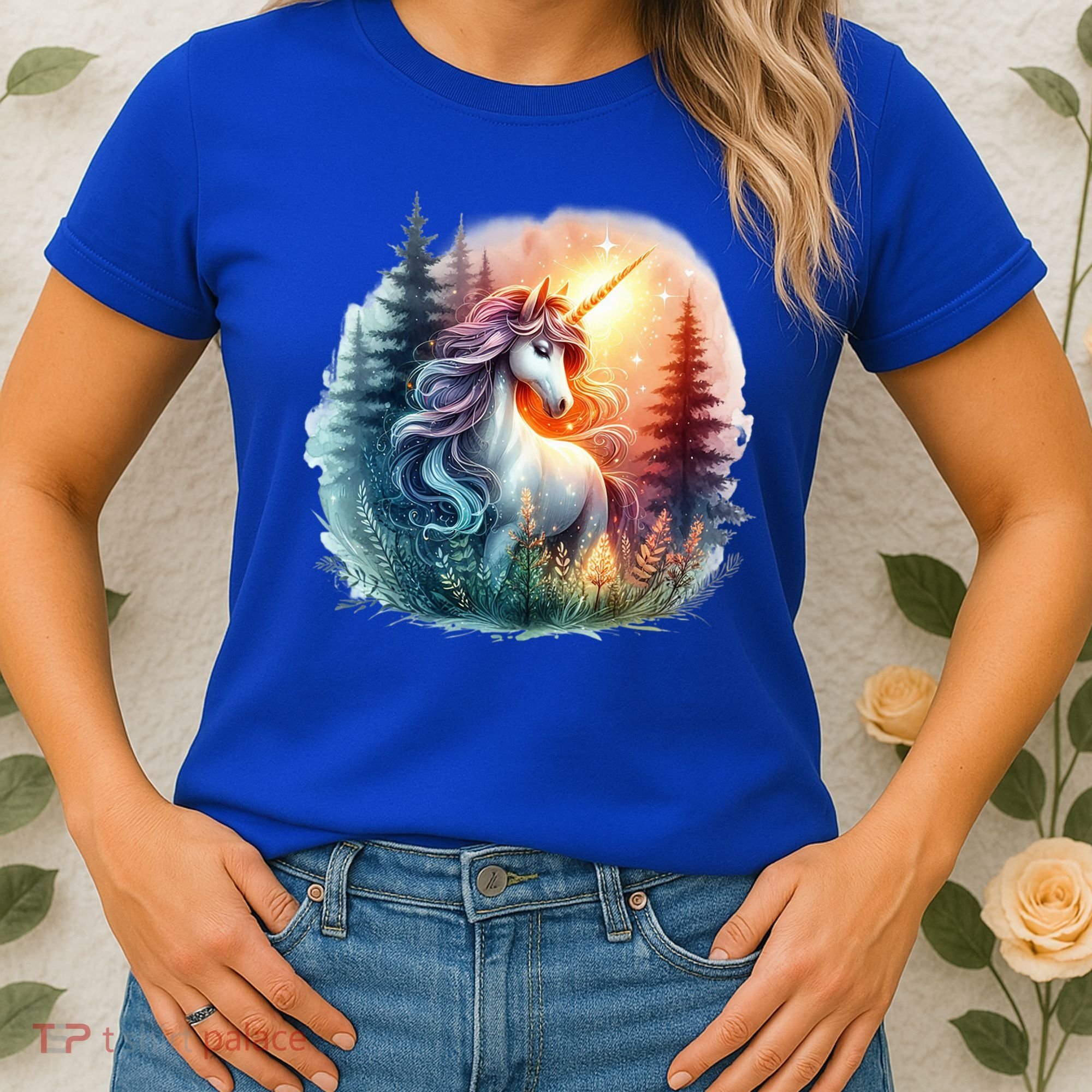 Fantasy Animals Amazing Unicorn Friends Funny Women's T-Shirt