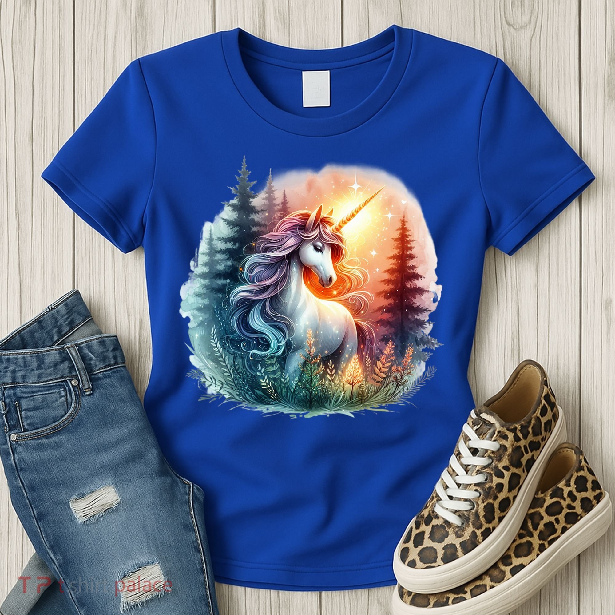 Fantasy Animals Amazing Unicorn Friends Funny Women's T-Shirt