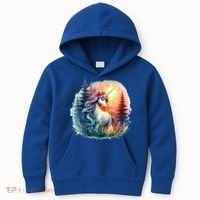 Fantasy Animals Amazing Unicorn Friends Funny Kids Hoodie thumb 0