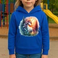 Fantasy Animals Amazing Unicorn Friends Funny Kids Hoodie thumb 3