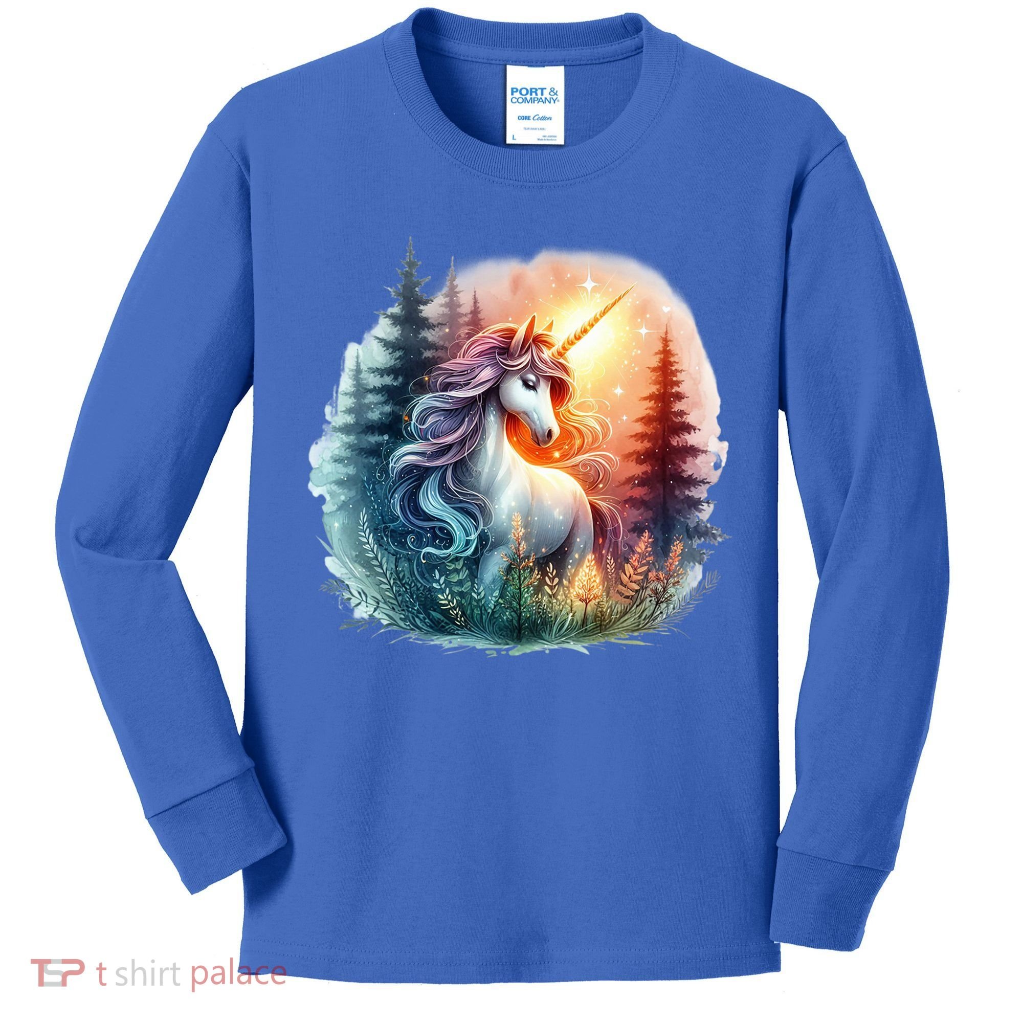 Fantasy Animals Amazing Unicorn Friends Funny Kids Long Sleeve Shirt