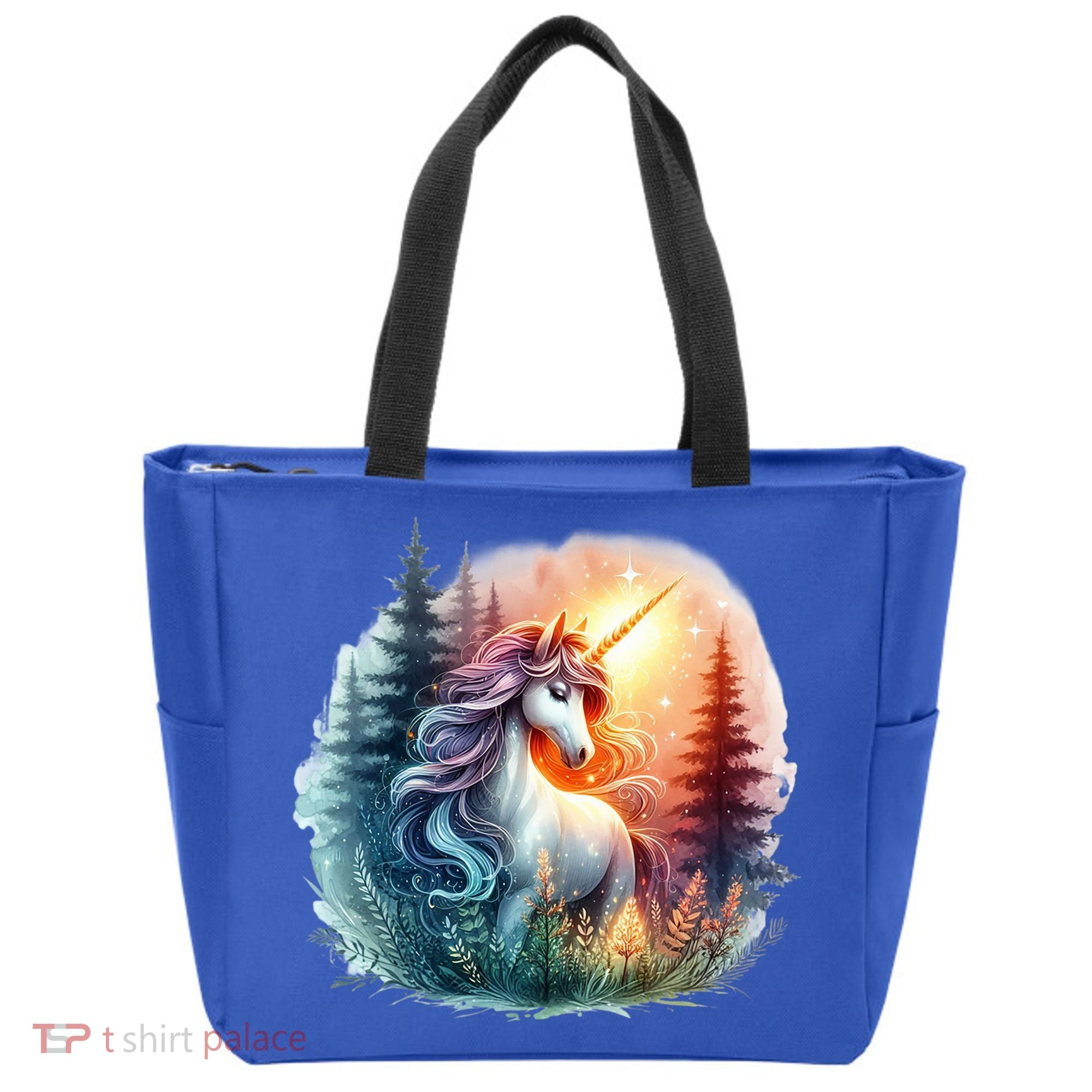 Fantasy Animals Amazing Unicorn Friends Funny Tote Bag