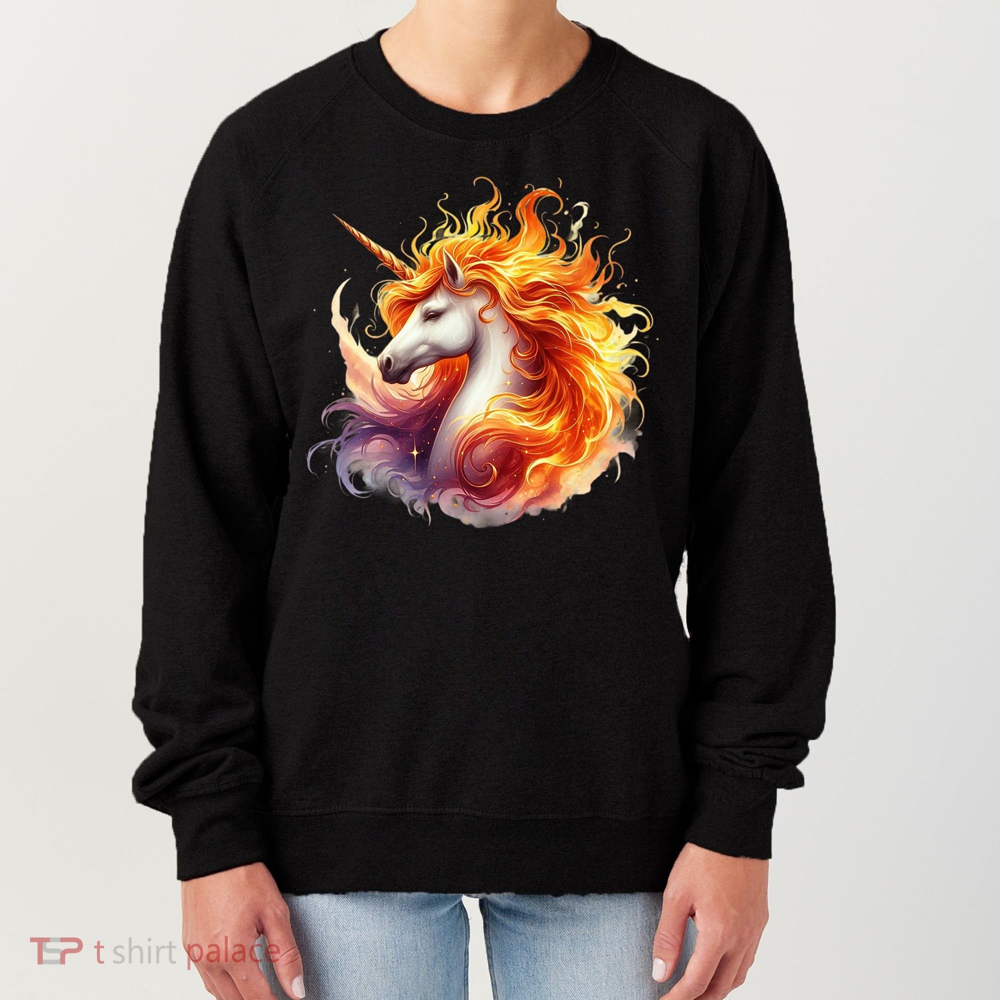 Fantasy Animals Amazing Unicorn Friends Cute Women's Sweatshirt