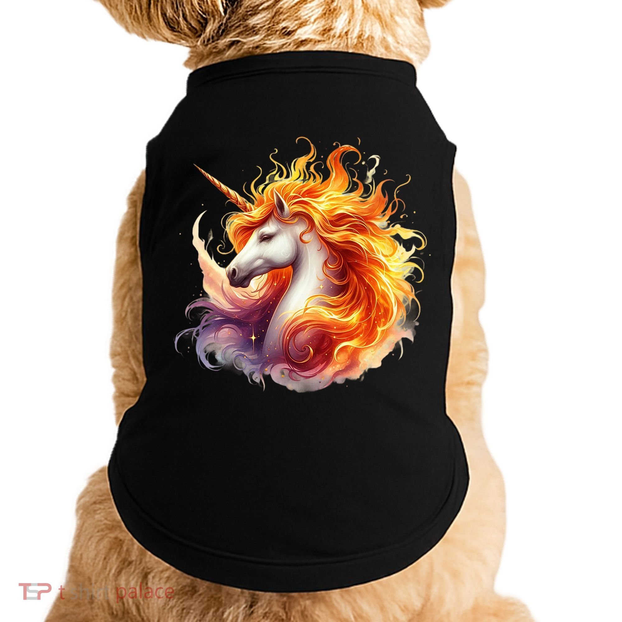 Fantasy Animals Amazing Unicorn Friends Cute Doggie Tank
