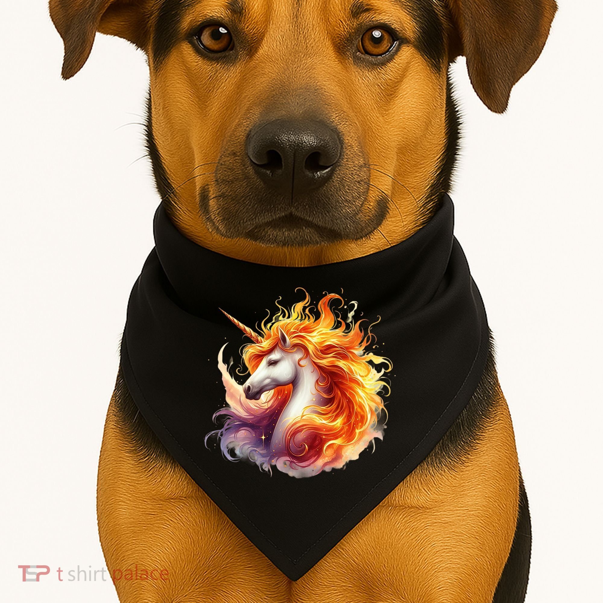Fantasy Animals Amazing Unicorn Friends Cute USA-Made Doggie Bandana