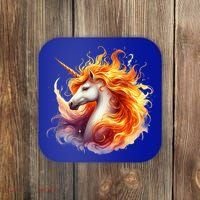 Fantasy Animals Amazing Unicorn Friends Cute Coaster thumb 0
