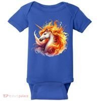 Fantasy Animals Amazing Unicorn Friends Cute Baby Bodysuit thumb 0
