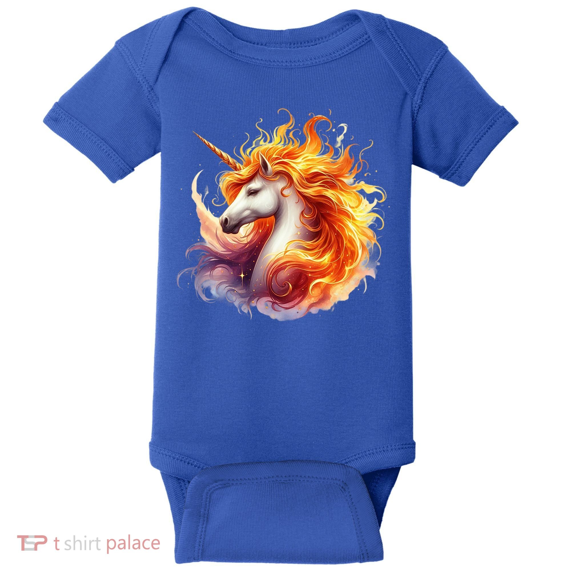 Fantasy Animals Amazing Unicorn Friends Cute Baby Bodysuit