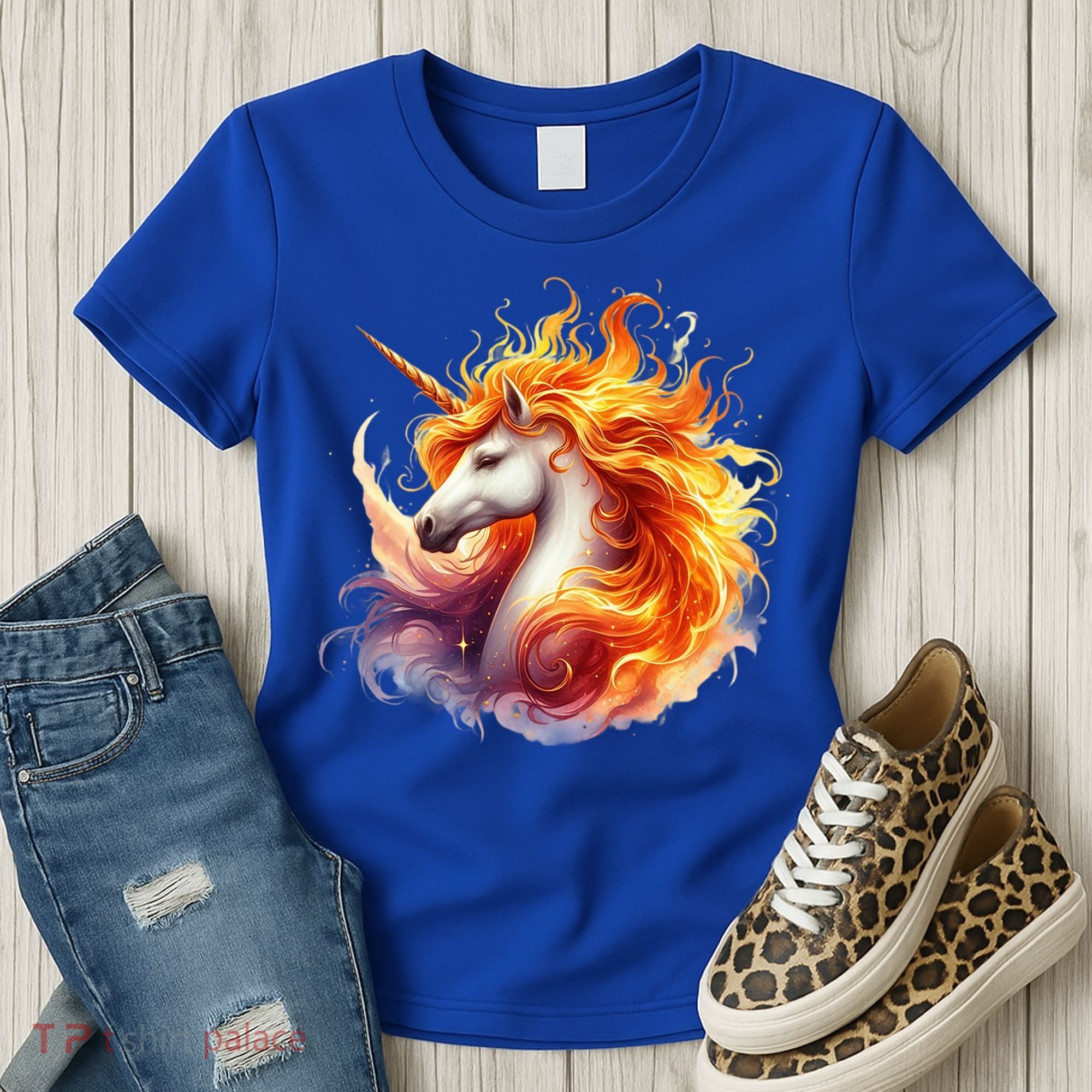 Fantasy Animals Amazing Unicorn Friends Cute Women's T-Shirt