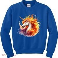 Fantasy Animals Amazing Unicorn Friends Cute Kids Sweatshirt thumb 0