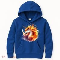 Fantasy Animals Amazing Unicorn Friends Cute Kids Hoodie thumb 0