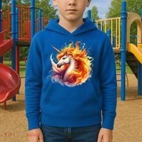 Fantasy Animals Amazing Unicorn Friends Cute Kids Hoodie thumb 2