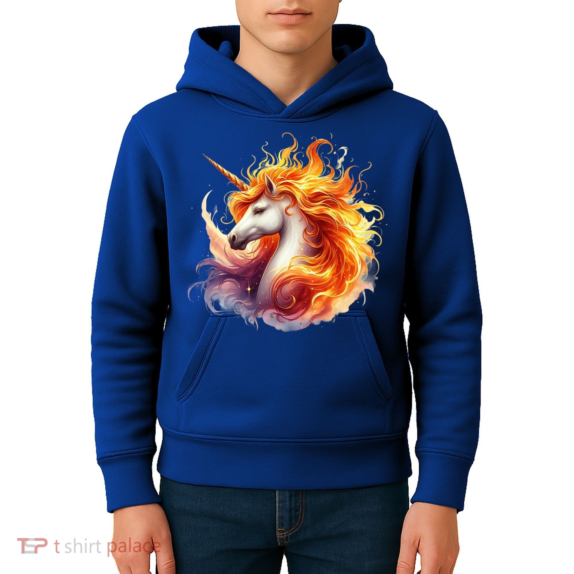 Fantasy Animals Amazing Unicorn Friends Cute Kids Hoodie