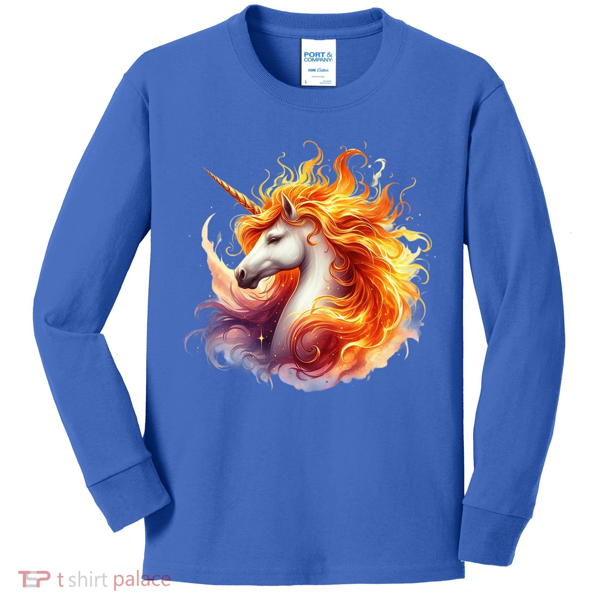 Fantasy Animals Amazing Unicorn Friends Cute Kids Long Sleeve Shirt
