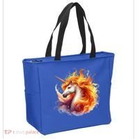 Fantasy Animals Amazing Unicorn Friends Cute Tote Bag thumb 2