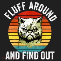 Fluff Around And Find Out Cat Lover Mom Dad Kitten Beanie thumb 2
